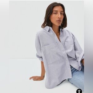 Everlane Boxy Oxford Shirt Women’s NWT  XS